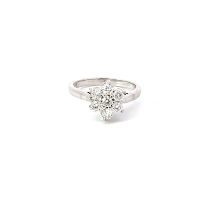 Lady's Ring Rositas w/ Diamonds 18K White Gold