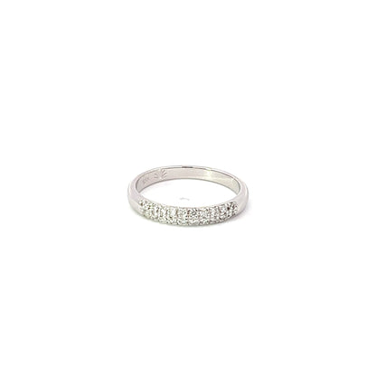 Lady's Ring w/ Diamonds 18K White Gold