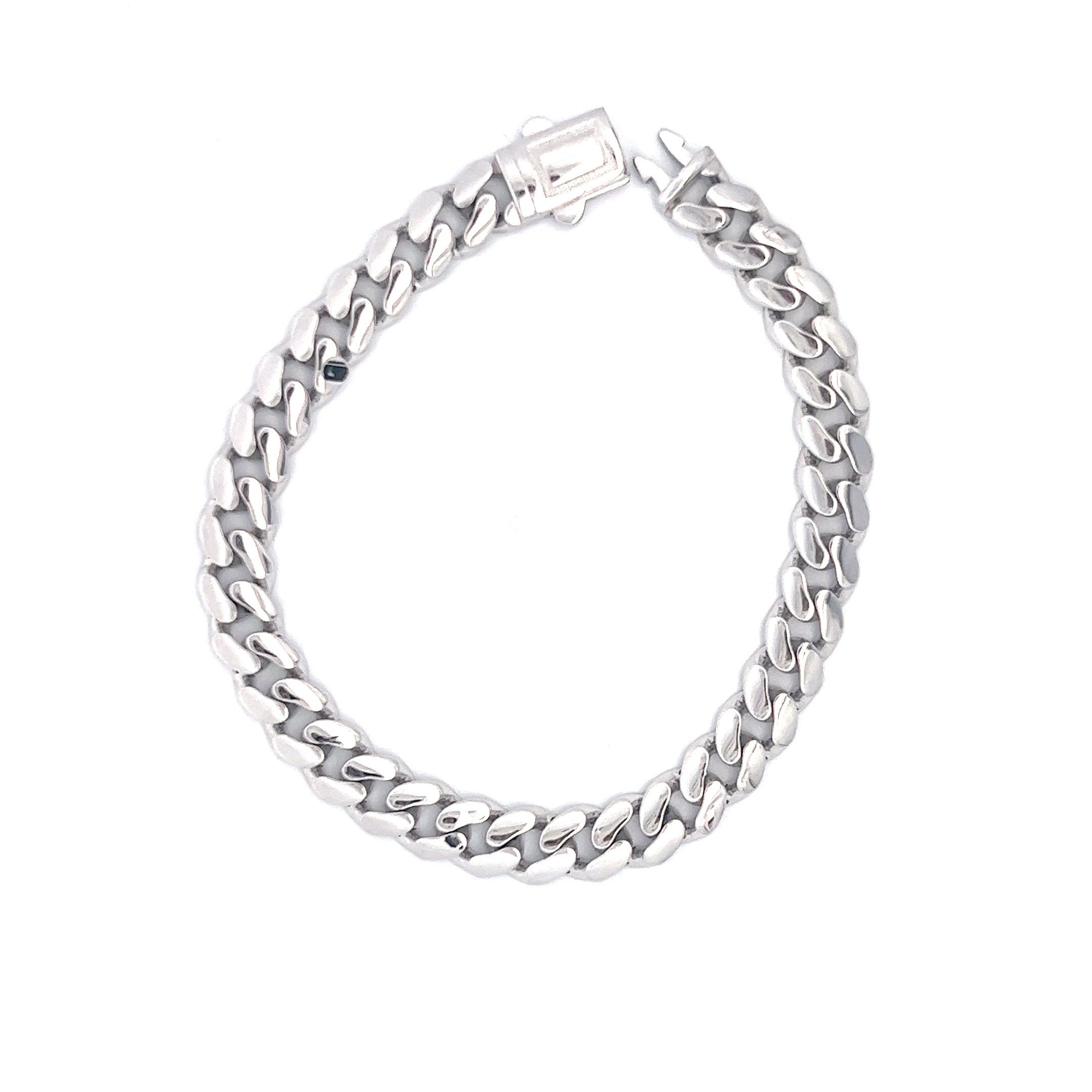 Acme Jewelry - Bracelet Curb 18K White Gold – ACME JEWELRY