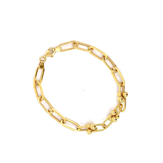 Bracelet Tiffany Paperclip Hardwear 18K Yellow Gold