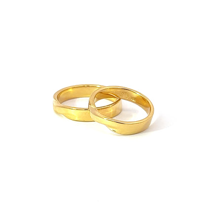 Ring Bands 18K Yellow Gold