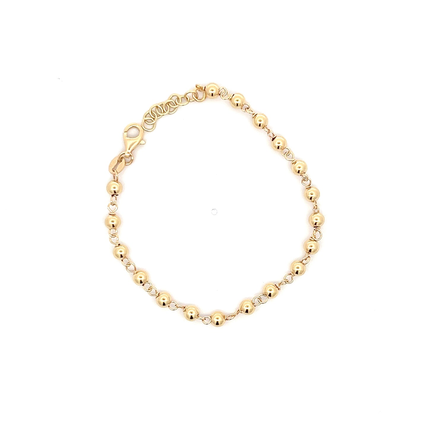 Bracelet Bead 18K Yellow Gold